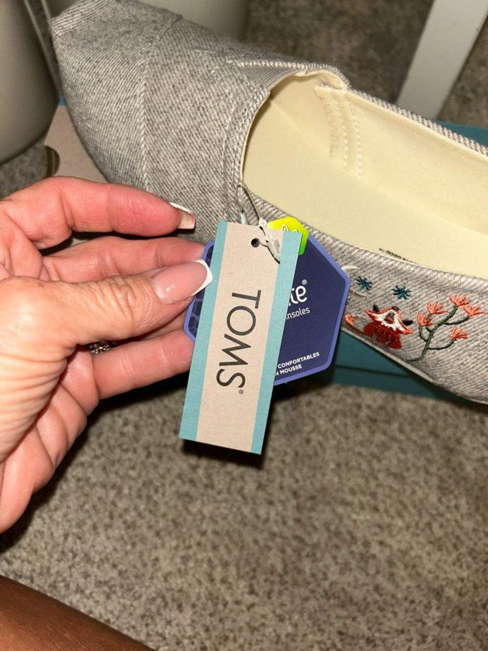 NIB TOMS Women's Natural
Western Alpargatas Foxes Espadrille Slip-on Shoes Sz 10 - Picture 5 of 6